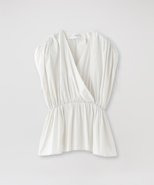 LOVELESS(ラブレス)の「バルーンギャザーブラウス(シャツ/ブラウス・レディース・ブルー系その他7/オフホワイト・36)」の1枚目の写真