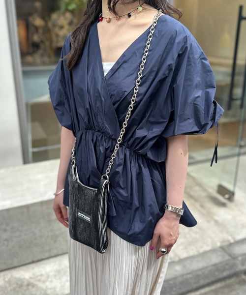 LOVELESS(ラブレス)の「バルーンギャザーブラウス(シャツ/ブラウス・レディース・ブルー系その他7/オフホワイト・36)」の5枚目の写真