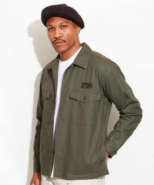 ROTAR(ローター)の「TIQ Ripstop Military Shirt JKT(ミリタリージャケット・メンズ・ウッドランド/カーキ/ブラック・X-LARGE/LARGE/MEDIUM)」の3枚目の写真