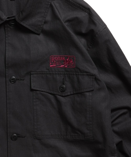 ROTAR(ローター)の「TIQ Ripstop Military Shirt JKT(ミリタリージャケット・メンズ・ウッドランド/カーキ/ブラック・X-LARGE/LARGE/MEDIUM)」の17枚目の写真