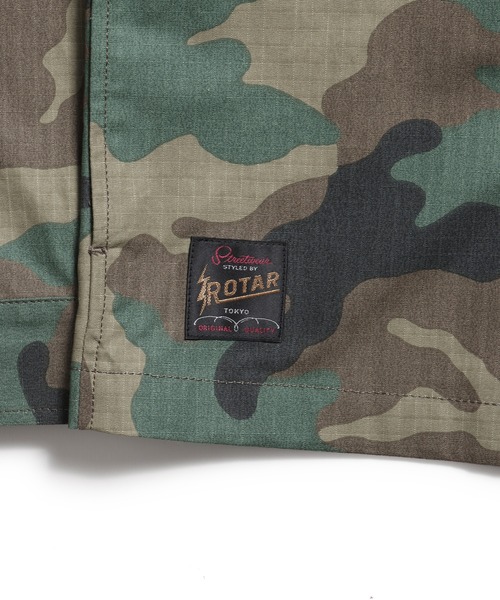 ROTAR(ローター)の「TIQ Ripstop Military Shirt JKT(ミリタリージャケット・メンズ・ウッドランド/カーキ/ブラック・X-LARGE/LARGE/MEDIUM)」の21枚目の写真