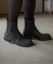 ボリュームソール サイドゴアブーツ