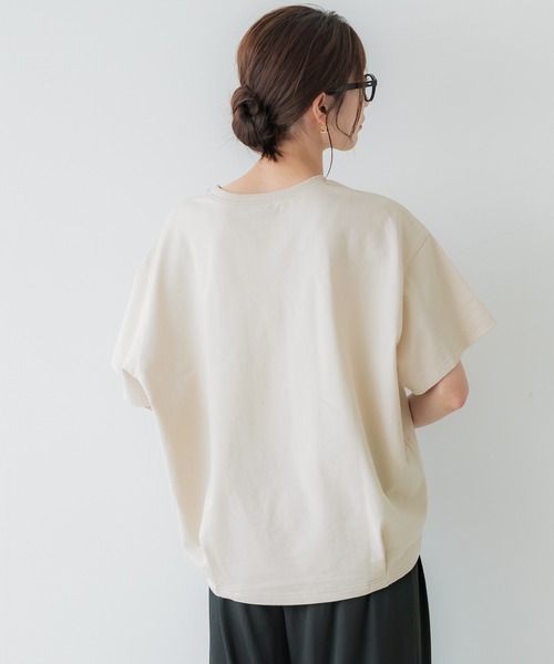 coca(coca)(コカ)の「バックタック裏毛トップス(Tシャツ/カットソー・レディース・ライトベージュ/ライトピンク・S/M/L)」の4枚目の写真