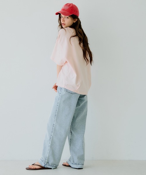 coca(coca)(コカ)の「バックタック裏毛トップス(Tシャツ/カットソー・レディース・ライトベージュ/ライトピンク・S/M/L)」の11枚目の写真