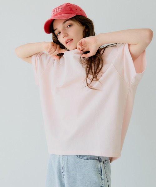 coca(coca)(コカ)の「バックタック裏毛トップス(Tシャツ/カットソー・レディース・ライトベージュ/ライトピンク・S/M/L)」の12枚目の写真