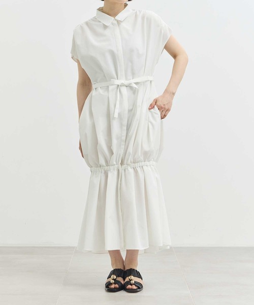 THE TOKYO/ザトウキョウ】Cool Touch Harf Sleeve Shirts One-Piece