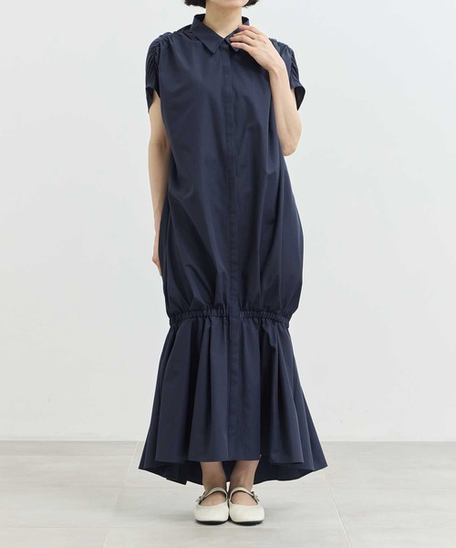 THE TOKYO/ザトウキョウ】Cool Touch Harf Sleeve Shirts One-Piece