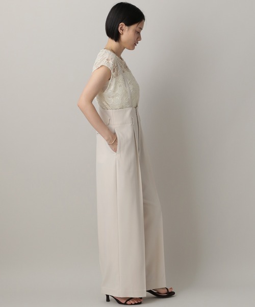 A part by（アパートバイ）の「サスツキストレートパンツ（その他パンツ・レディース・ブラック/オフホワイト/グレー系その他4・MEDIUM/SMALL）」の5枚目の写真