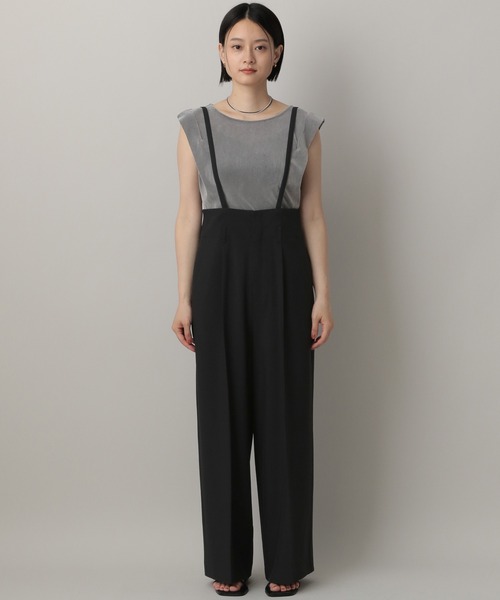 A part by（アパートバイ）の「サスツキストレートパンツ（その他パンツ・レディース・ブラック/オフホワイト/グレー系その他4・MEDIUM/SMALL）」の16枚目の写真