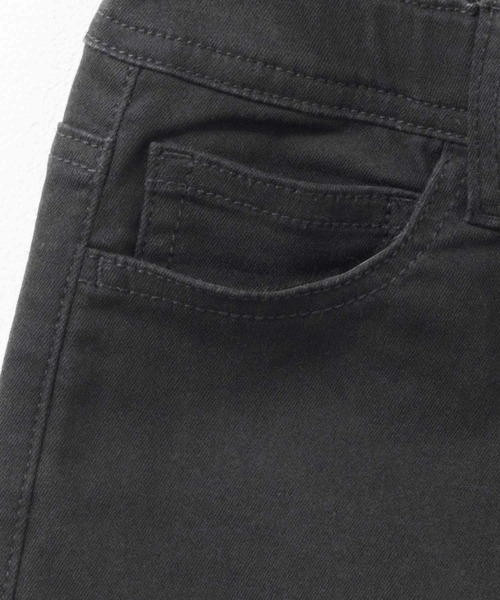 NAVY（ネイビー）の「NAVY のびるモン ツイルストレッチ スキニーギャザーパンツ（デニムパンツ・キッズ・ブルー/ライトブルー/ブラック系その他/ブラック・140/130/120/160/150）」の5枚目の写真