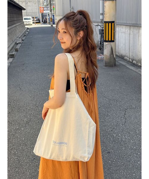 Ungrid（アングリッド）の「【WEB限定】ロゴトートバッグ（トートバッグ・レディース・ピンク/ブラウン/ブラック/オフホワイト/ブルー/イエロー・FREE）」の20枚目の写真