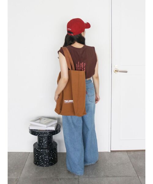 Ungrid（アングリッド）の「【WEB限定】ロゴトートバッグ（トートバッグ・レディース・ピンク/ブラウン/ブラック/オフホワイト/ブルー/イエロー・FREE）」の13枚目の写真