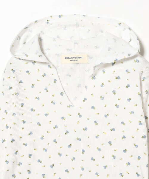 BEAMS BOY(ビームスボーイ)の「【1/15再値下げ】フラワー サーマル パーカー(Tシャツ/カットソー・レディース・オフホワイト/ライトグレー・ONE SIZE)」の19枚目の写真