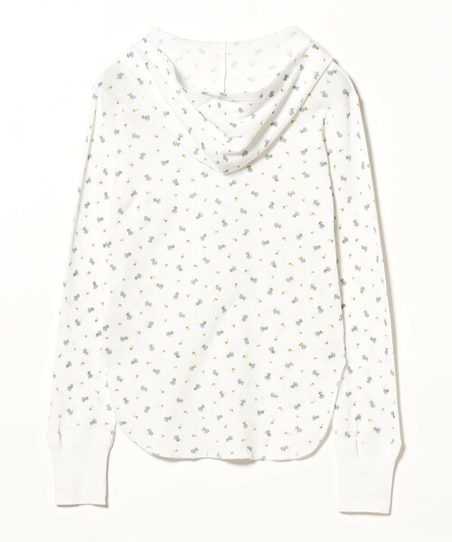BEAMS BOY(ビームスボーイ)の「【1/15再値下げ】フラワー サーマル パーカー(Tシャツ/カットソー・レディース・オフホワイト/ライトグレー・ONE SIZE)」の21枚目の写真