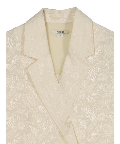 ジャケット・アウター AMERI SUMMER JACQUARD OVER SHIRT JACKET SUMMER JACQUARD OVER SHIRT JACKET