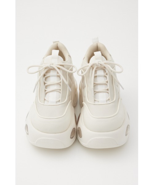 SLY（スライ）の「【再入荷】AIR PLATFORM SNEAKER エアー プラットフォーム スニーカー（スニーカー・レディース・アイボリー/ブラック・SMALL/MEDIUM/LARGE）」の5枚目の写真