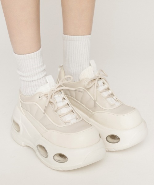 新品未使用✨SLY♡スライ✨エアプラットフォームスニーカー バイカラー 24cm 再入荷】AIR PLATFORM SNEAKER エアー プラットフォーム