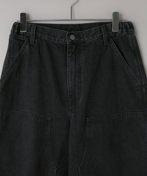 LOWRYS FARM(ローリーズファーム)の「【LFM(U)】デニムダブルニーパンツ 571358(デニムパンツ・メンズ・ブラック/ブラウン・MEDIUM/LARGE)」の18枚目の写真