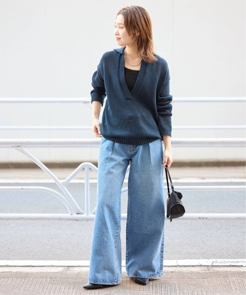 PALM(パーム)の「《追加2》PALM/パーム SLOBE別注 2SETキャミソール(インナーウェア/肌着・レディース・アイボリー/ブラック・FREE)」の8枚目の写真
