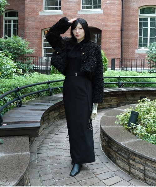 ジャケット・アウター nodress poodle jacket poodle no-collar jacket（プードルノーカラージャケット）（ノー