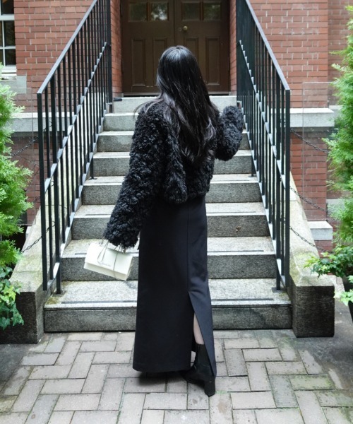 poodle no-collar jacket（プードルノーカラージャケット）（ノー