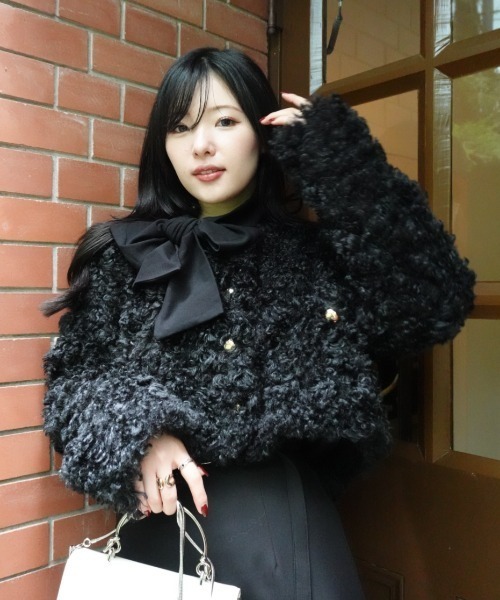 poodle no-collar jacket（プードルノーカラージャケット）（ノー