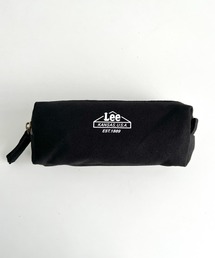 Lee | Lee/リー プリントロゴ 2連ポケット マルチポーチ/カジュアル 化粧ポーチ 小物入れ/キャンバス デニム ヒッコリー(ポーチ)