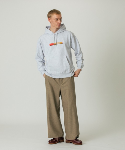 SILAS（サイラス）の「HAND FLARE SWEAT HOODIE（パーカー・メンズ・アッシュ/ブラウン/ブラック・XL/L/M）」の15枚目の写真
