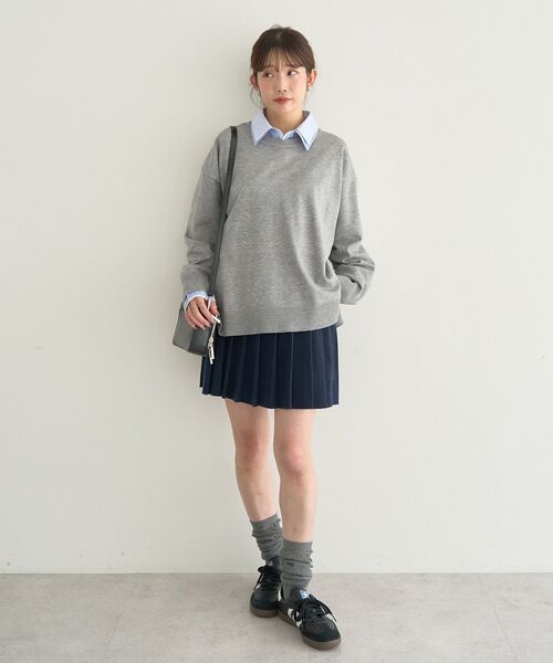 earth music&ecology(アースミュージックアンドエコロジー)の「レイヤードストライプシャツ(シャツ/ブラウス・レディース・オフホワイト/サックスブルー/ベージュ・FREE)」の15枚目の写真
