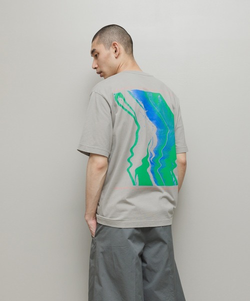 bal(バル)の「wave and clouds2(Tシャツ/カットソー・メンズ・ホワイト/グレー/ブラック・3/2/1)」の14枚目の写真