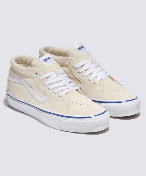 VANS（バンズ）の「VANS PREMIUM スケートミッド（スニーカー・メンズ・オフホワイト・5/5.5/6/6.5/7/8/9/9.5/10/11/7.5/4.5/4）」の2枚目の写真