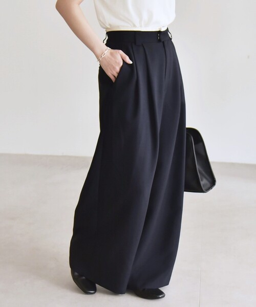 セール】quaranciel:〈洗濯機可能〉ダブルクロス ウエスト ライン