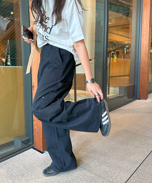 DISCOAT（ディスコート）の「【ユニセックス】ツイルペインターパンツ（チノパンツ・レディース・ブラック/ベージュ・SMALL/MEDIUM）」の8枚目の写真