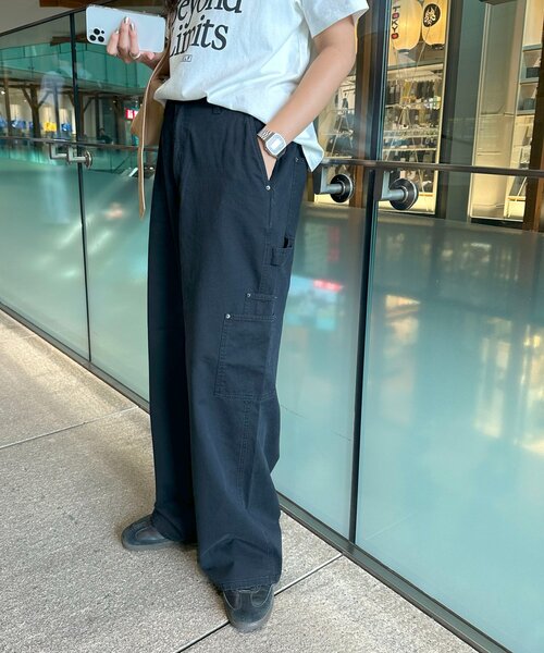 DISCOAT（ディスコート）の「【ユニセックス】ツイルペインターパンツ（チノパンツ・レディース・ブラック/ベージュ・SMALL/MEDIUM）」の9枚目の写真