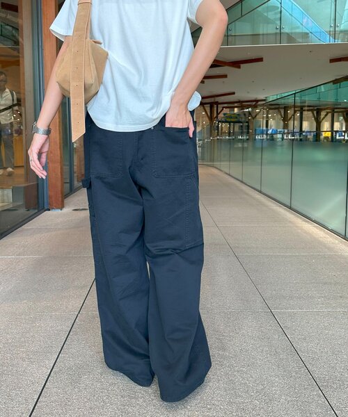 DISCOAT（ディスコート）の「【ユニセックス】ツイルペインターパンツ（チノパンツ・レディース・ブラック/ベージュ・SMALL/MEDIUM）」の10枚目の写真