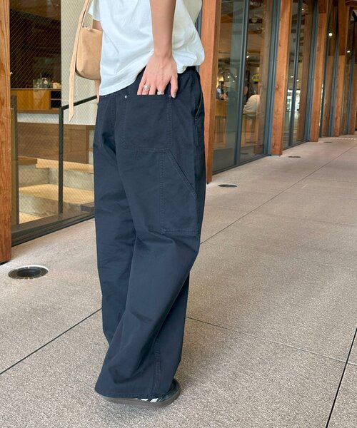 DISCOAT（ディスコート）の「【ユニセックス】ツイルペインターパンツ（チノパンツ・レディース・ブラック/ベージュ・SMALL/MEDIUM）」の11枚目の写真