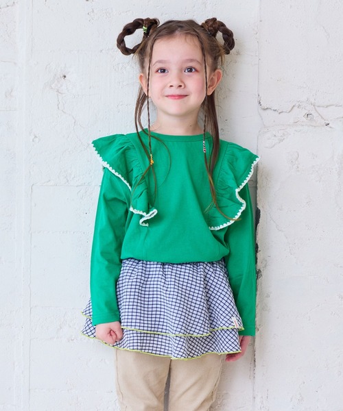 フリル刺繍ロンティー（Tシャツ/カットソー）｜Life Support Products