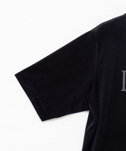 NOLLEY’S（ノーリーズ）の「シアートリコットベロアプリントTシャツ（Tシャツ/カットソー・レディース・キナリ/カーキ/ブラック・38）」の17枚目の写真