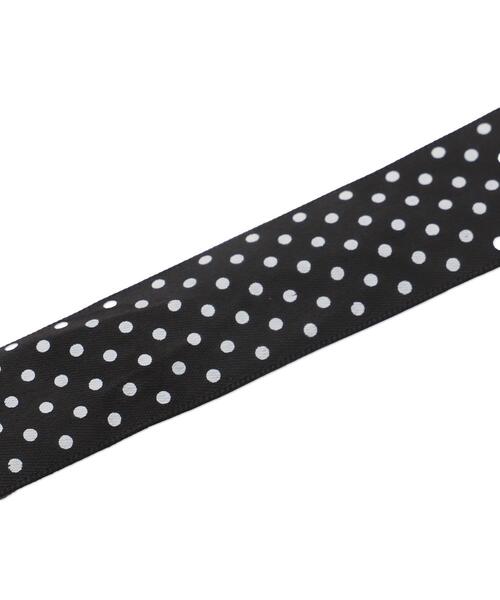 WEGO（ウィゴー）の「WEGO/ドット柄サテンシューレース（シューズ小物/雑貨・レディース・ブラック/ホワイト・FREE）」の8枚目の写真