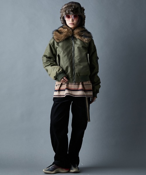 GEVS.(ジェイヴィス)の「綿100%マルチボーダーロングスリーブTシャツ<大きいサイズ有>GEVS.(Tシャツ/カットソー・レディース・ブラック系/ベージュ系・5L/4L/3L/LL/L/M)」の15枚目の写真