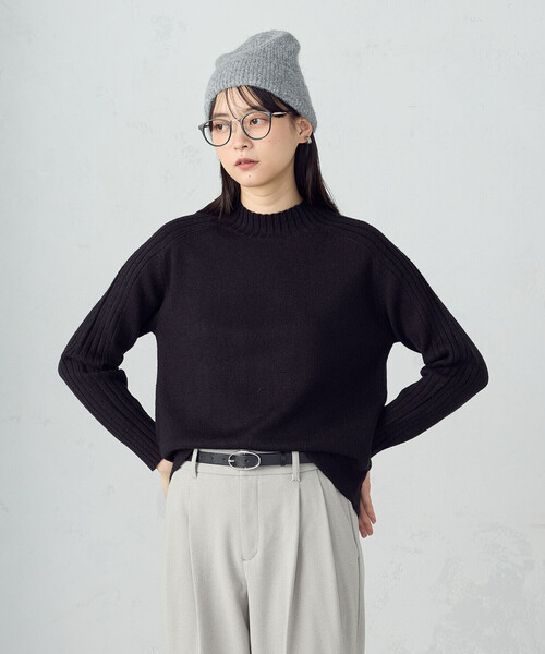 セール】【ウォッシャブル】日本の色 ハイネックニット（ニット