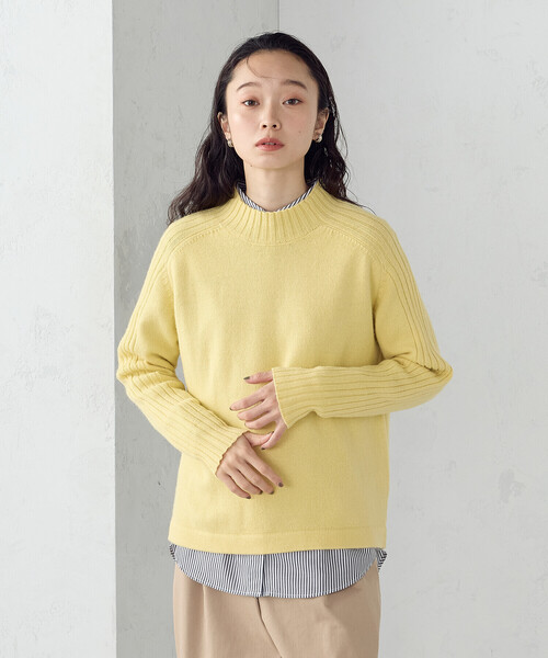 セール】【ウォッシャブル】日本の色 ハイネックニット（ニット