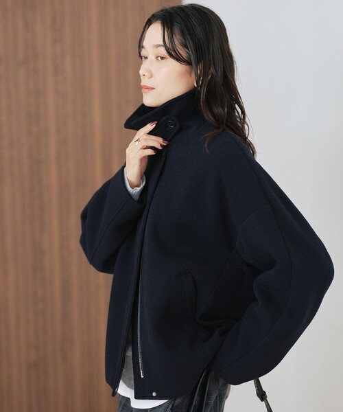 【結論シリーズ】エリートライトコート ネイビー 38サイズ UNITED ARROWS green label relaxing 【結論シリーズ】エリートライト