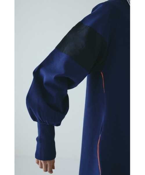 HeRIN.CYE（ヘリンドットサイ）の「Docking knit cardigan　　ドッキングニットカーディガン（カーディガン/ボレロ・レディース・ブラック/ブルー系その他3・FREE）」の20枚目の写真