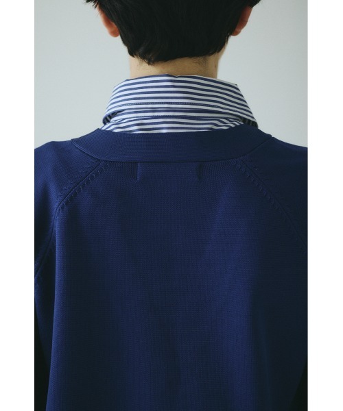 HeRIN.CYE（ヘリンドットサイ）の「Docking knit cardigan　　ドッキングニットカーディガン（カーディガン/ボレロ・レディース・ブラック/ブルー系その他3・FREE）」の11枚目の写真