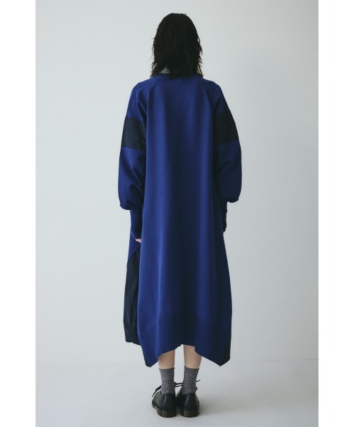 HeRIN.CYE（ヘリンドットサイ）の「Docking knit cardigan　　ドッキングニットカーディガン（カーディガン/ボレロ・レディース・ブラック/ブルー系その他3・FREE）」の7枚目の写真