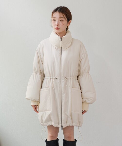 セール】キャンディスリーブリバーシブルミドルコート（ダウン