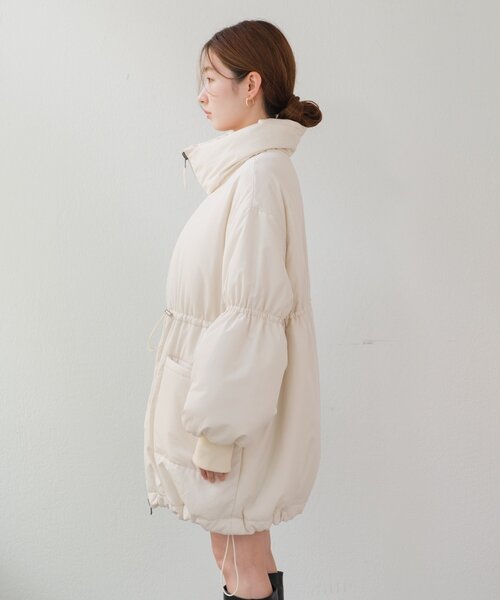 セール】キャンディスリーブリバーシブルミドルコート（ダウン