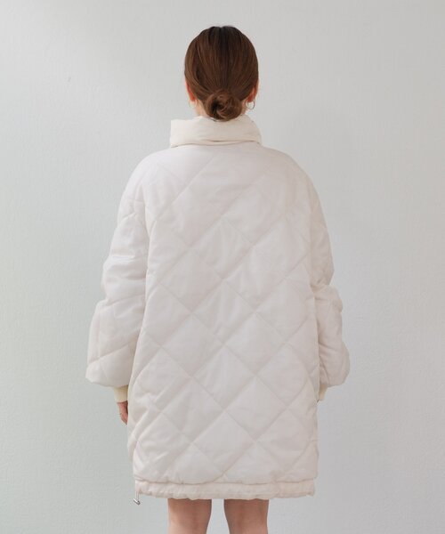 セール】キャンディスリーブリバーシブルミドルコート（ダウン