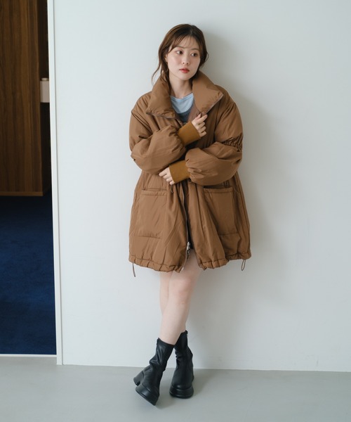 Kastane（カスタネ）の「キャンディスリーブリバーシブルミドルコート